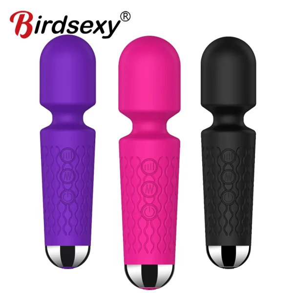 20 Speeds Powerful AV Vibrator Magic Wand Clitoris Stimulator Sex Toys for Women G spot Massager.webp